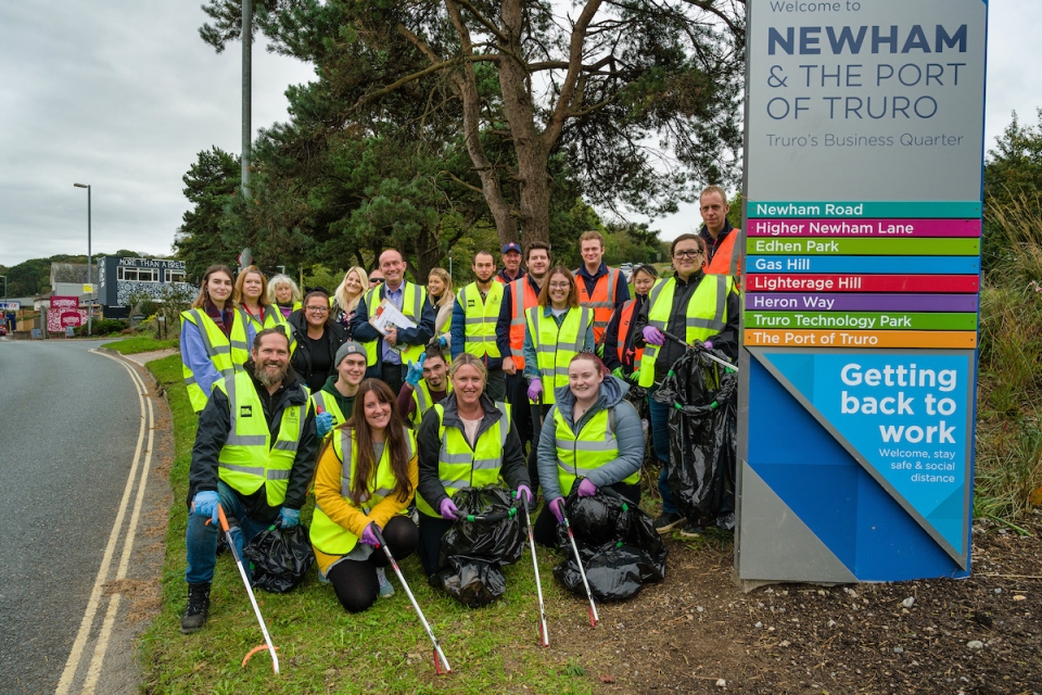 Four-day clean-up of Truro and Newham