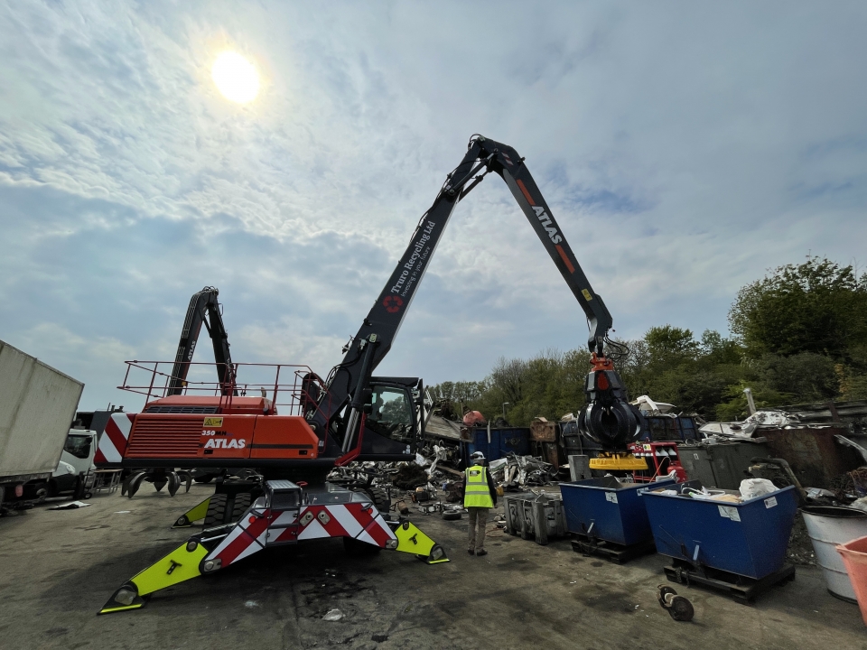 Truro Recycling has added a mighty new machine to its fleet