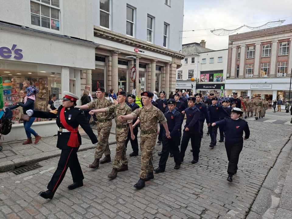 A cadet forces group which was struggling to find new recruits has boosted its ranks from four to nearly 40 in just two years