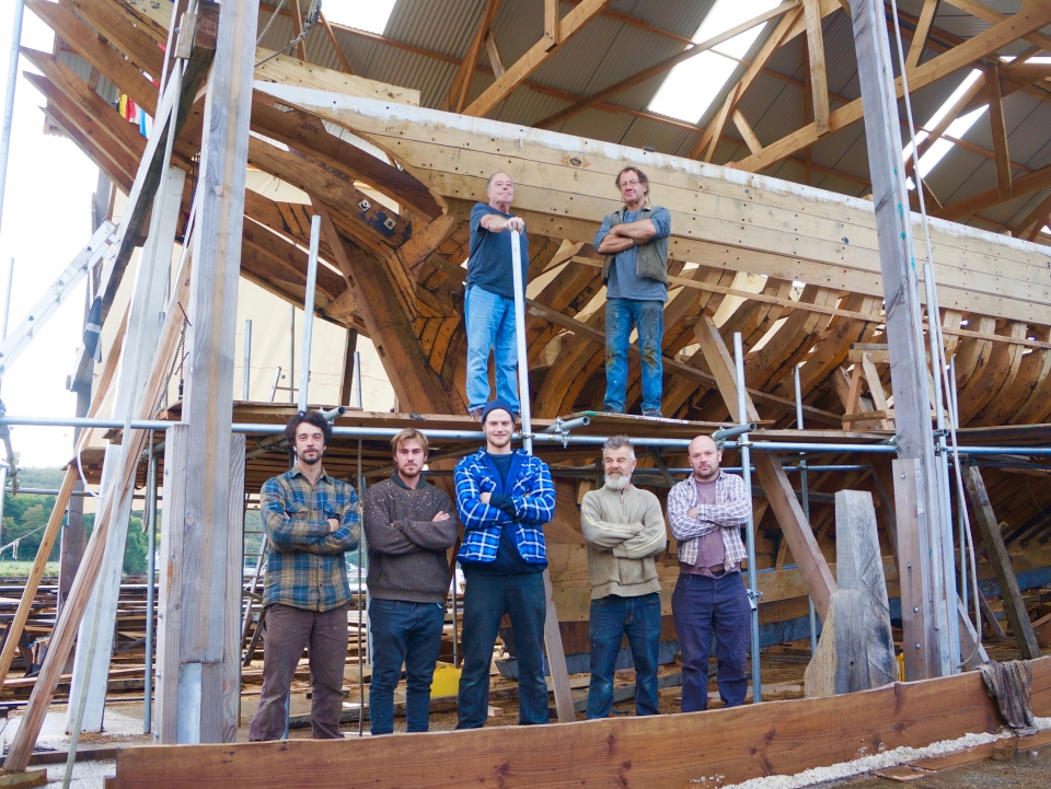 Traditional skills bring famous Cornish ship to life at Newham